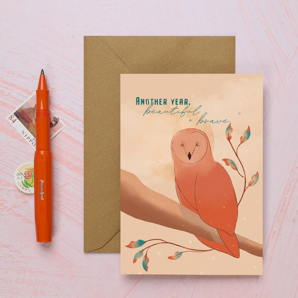 greeting card flay lat by I am Roxanne from the soul traveller collection.